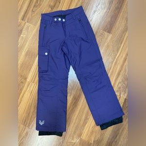FIVE FIFTY FIVE - Women's Purple "Triple Nickle" Snow/Ski Pants - SIZE 10